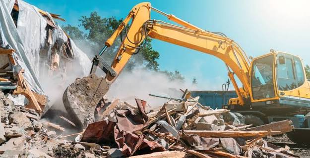 Demolition work